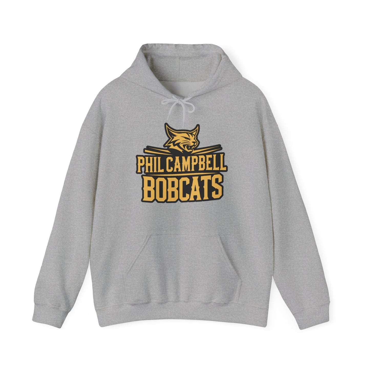 Adult Hoodie Sweatshirt \ Phil Campbell Bobcats \ PCB2