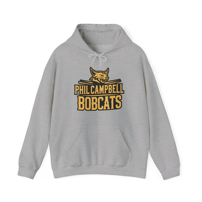 Adult Hoodie Sweatshirt \ Phil Campbell Bobcats \ PCB2
