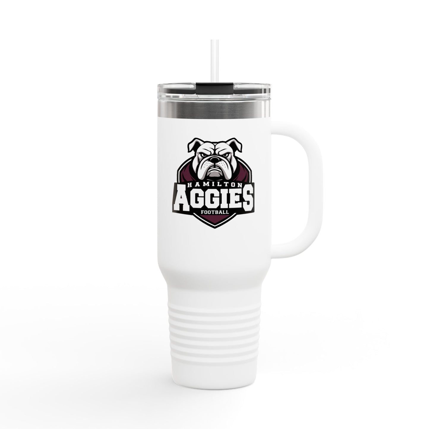 40oz Insulated Tumbler \ Hamilton Aggies Football \ HAF2