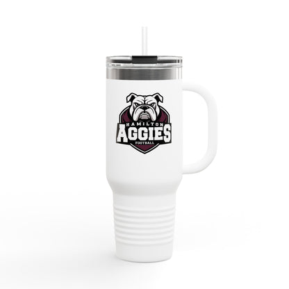 40oz Insulated Tumbler \ Hamilton Aggies Football \ HAF2