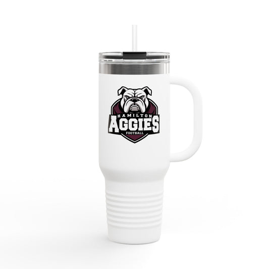 40oz Insulated Tumbler \ Hamilton Aggies Football \ HAF2