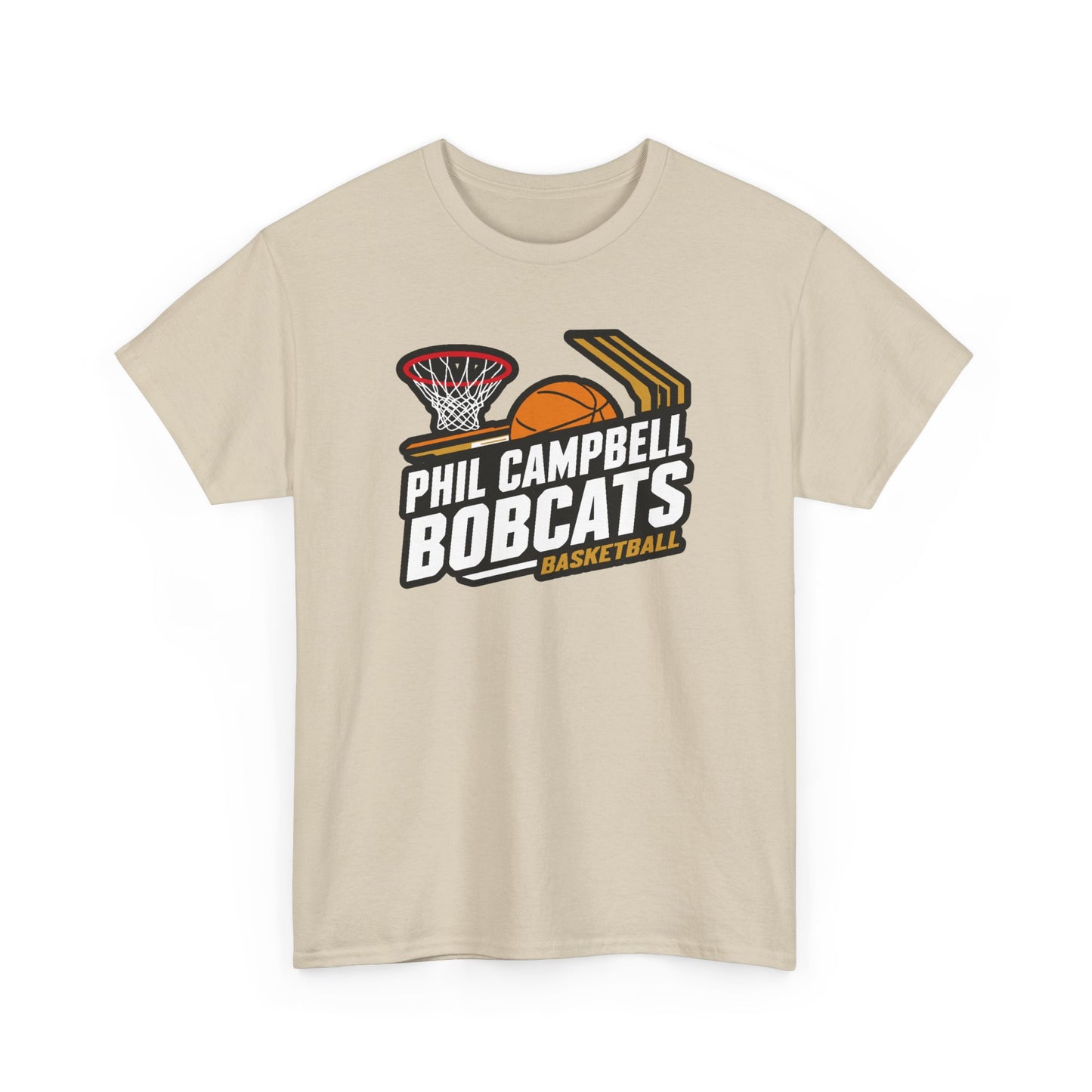 Adult Tee \ Phil Campbell Bobcats Basketball \ PCBBK1