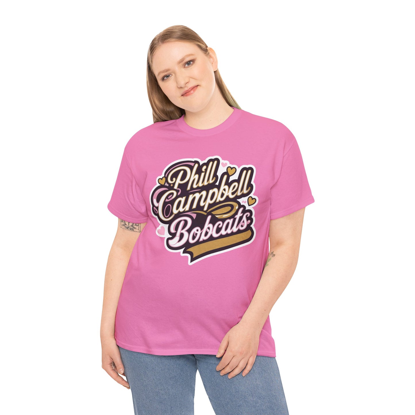Adult Tee \ Phill Campbell Bobcats \ PCBG1