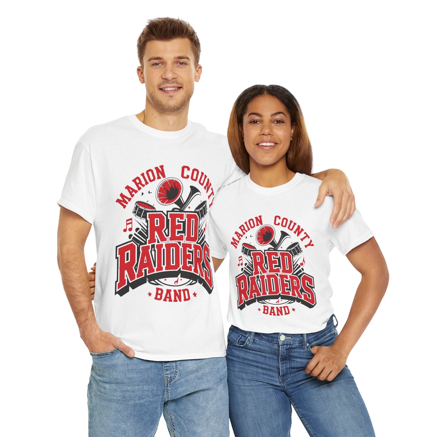 Adult Tee \ Marion County Red Raiders Band \ MCB2