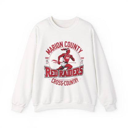 Adult Crewneck Sweatshirt \ Marion County Red Raiders Cross-Country \ MCCC2