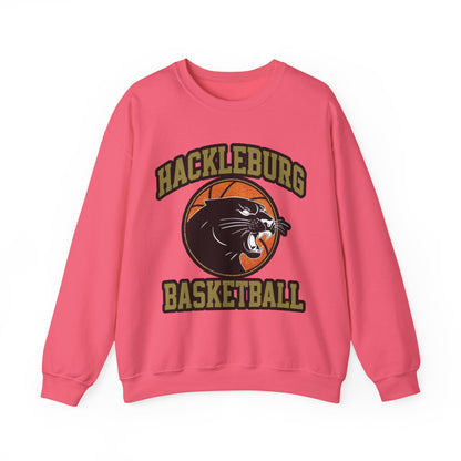 Adult Crewneck Sweatshirt \ Hackleburg Panther Basketball \ HPBK1