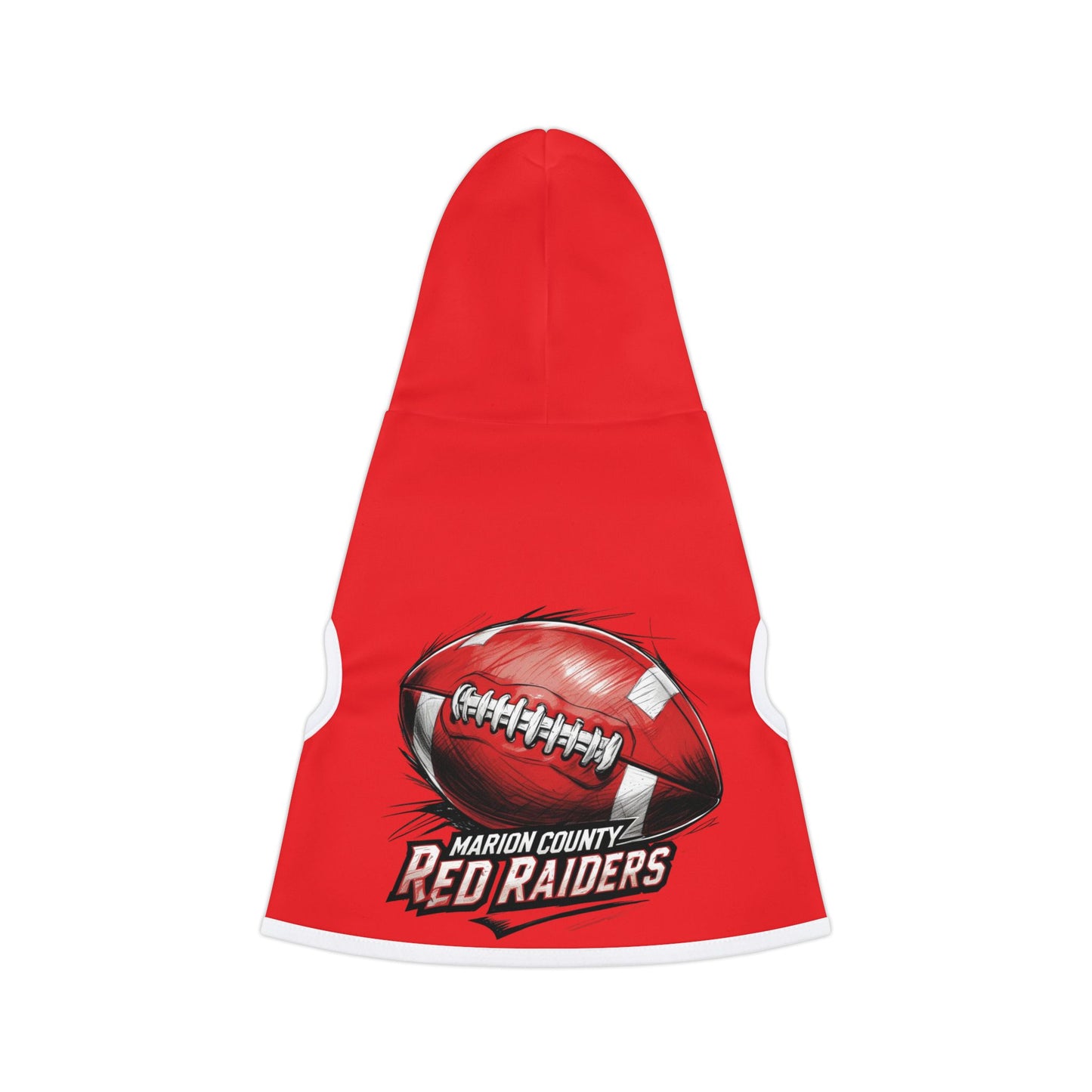 Pet Hoodie \ Marion County Red Raiders Football \ MCF1