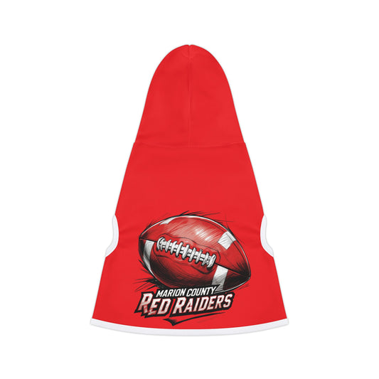 Pet Hoodie \ Marion County Red Raiders Football \ MCF1