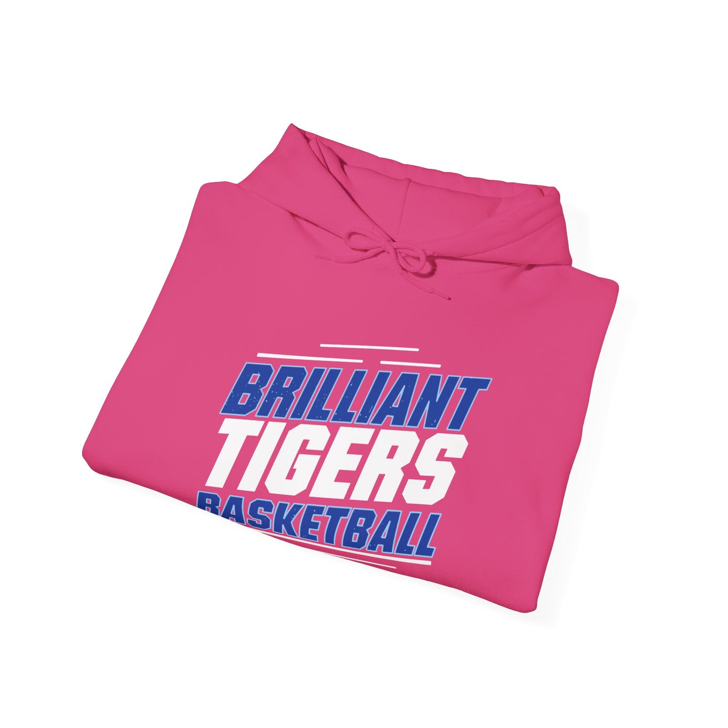 Adult Hoodie Sweatshirt \ Brilliant Tigers Basketball \ BTBK2
