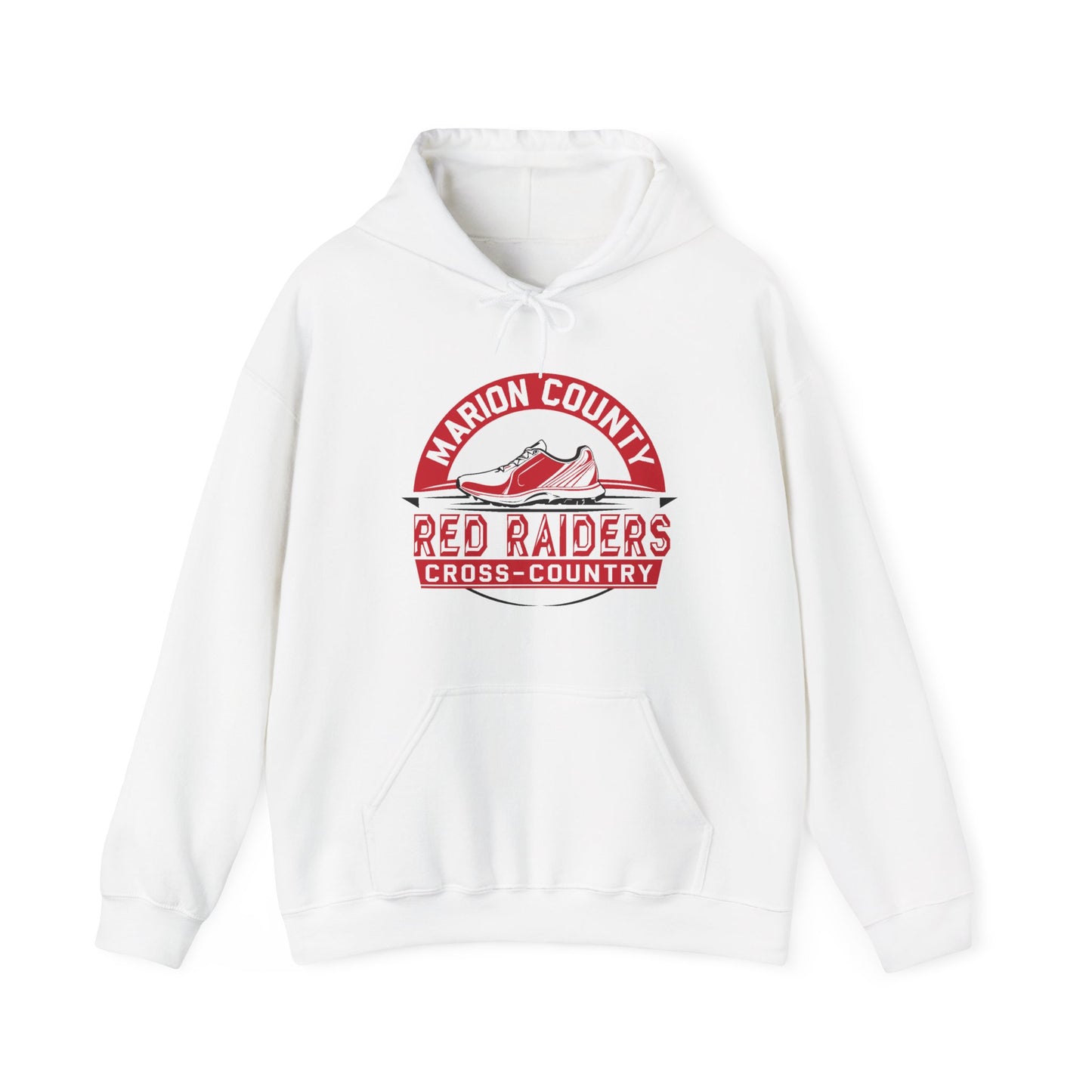 Adult Hoodie Sweatshirt \ Marion County Red Raiders Cross-Country \ MCCC1
