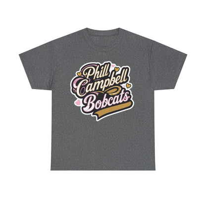 Adult Tee \ Phill Campbell Bobcats \ PCBG1