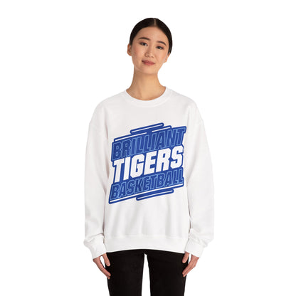 Adult Crewneck Sweatshirt \ Brilliant Tigers Basketball \ BTBK2