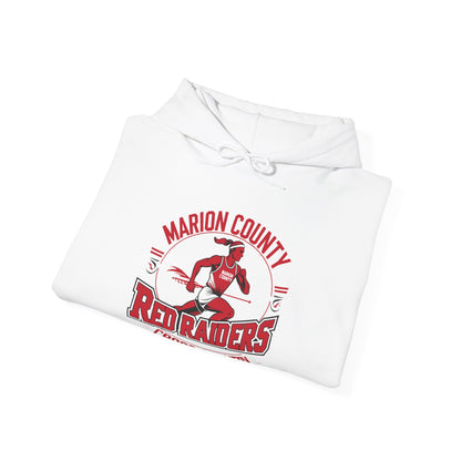 Adult Hoodie Sweatshirt \ Marion County Red Raiders Cross-Country \ MCCC2