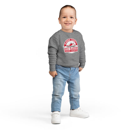 Toddler Crewneck Sweatshirt \ Marion County Red Raiders Cross-Country \ MCCC1