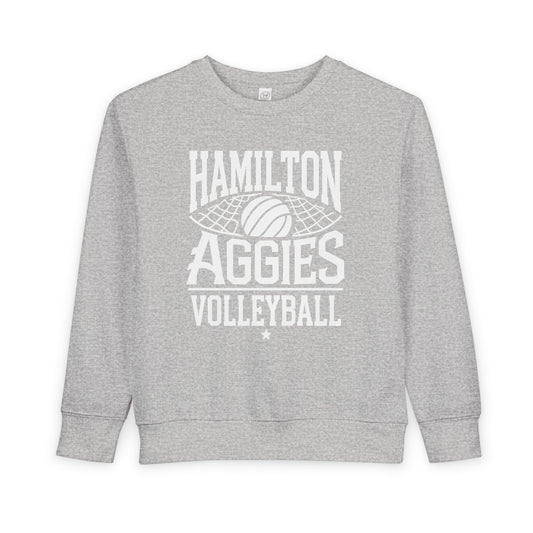 Toddler Crewneck Sweatshirt \ Hamilton Aggies Volleyball \ HAV2
