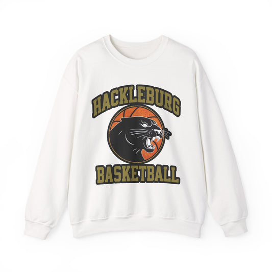 Adult Crewneck Sweatshirt \ Hackleburg Panther Basketball \ HPBK1
