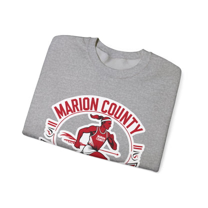 Adult Crewneck Sweatshirt \ Marion County Red Raiders Cross-Country \ MCCC2