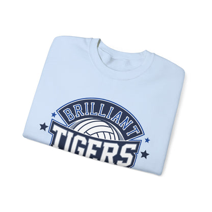 Adult Crewneck Sweatshirt \ Brilliant Tigers Volleyball \ BTV1