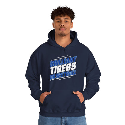 Adult Hoodie Sweatshirt \ Brilliant Tigers Basketball \ BTBK2