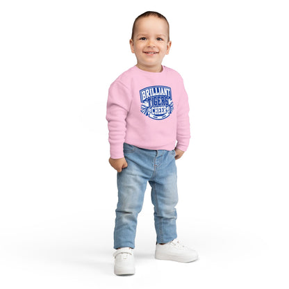 Toddler Crewneck Sweatshirt \ Brilliant Tigers Cheer \ BTC1