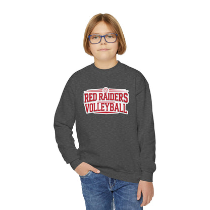 Youth Crewneck Sweatshirt \ Marion County Red Raiders Volleyball \ MCV2