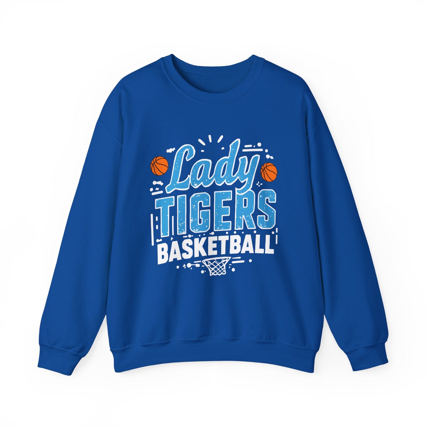 Adult Crewneck Sweatshirt \ Brilliant Tigers Basketball \ BTBKG1