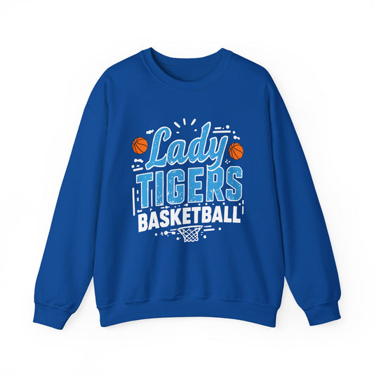 Adult Crewneck Sweatshirt \ Brilliant Tigers Basketball \ BTBKG1