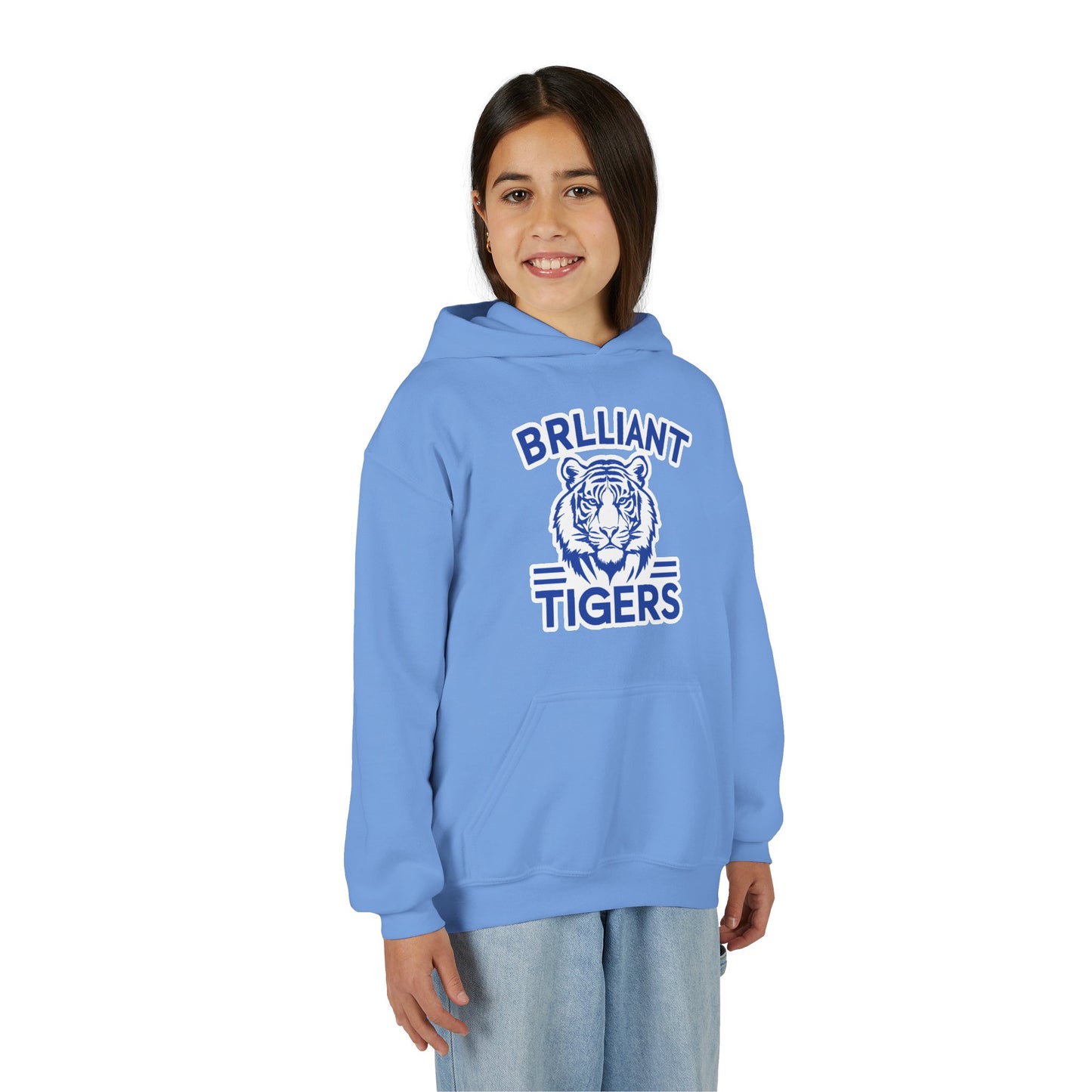 Youth Hooded Sweatshirt \ Brilliant Tigers \ BT1