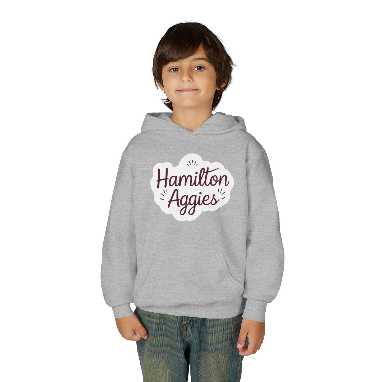 Youth Hoodie Sweatshirt \ Hamilton Aggies \ HAG1