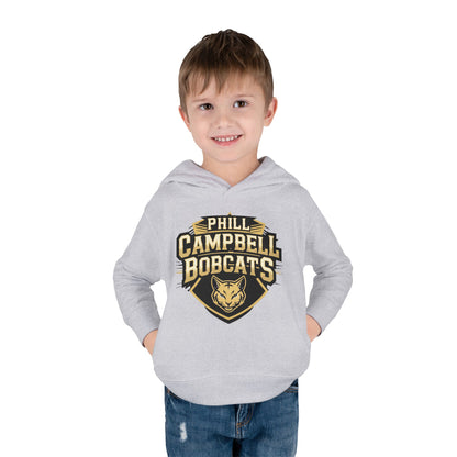 Toddler Hoodie Sweatshirt \ Phill Campbell Bobcats \ PCB1