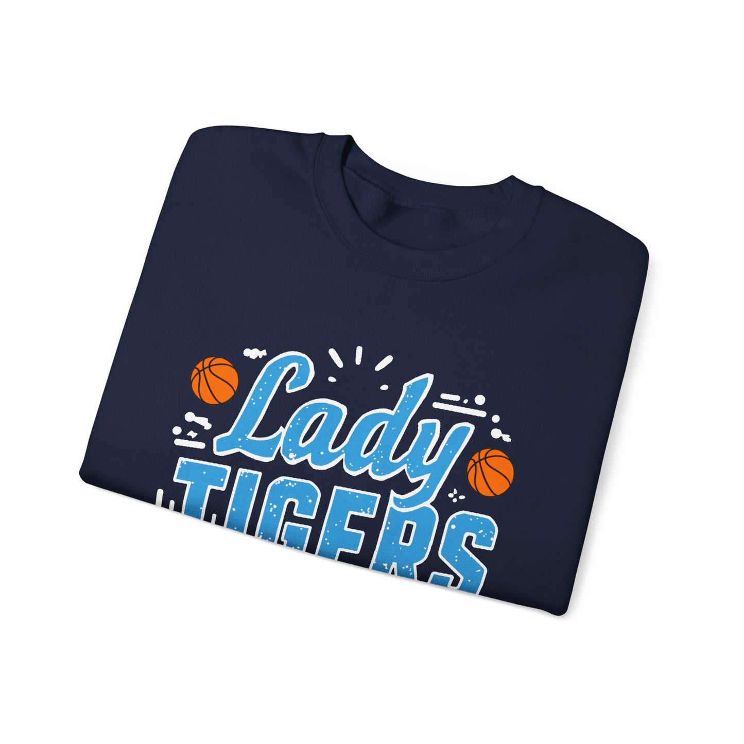 Adult Crewneck Sweatshirt \ Brilliant Tigers Basketball \ BTBKG1