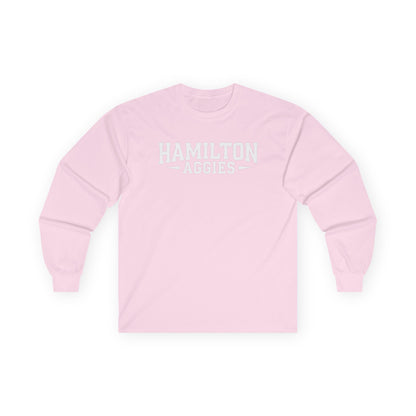 Adult Long Sleeve Tee \ Hamilton Aggies \ HA3