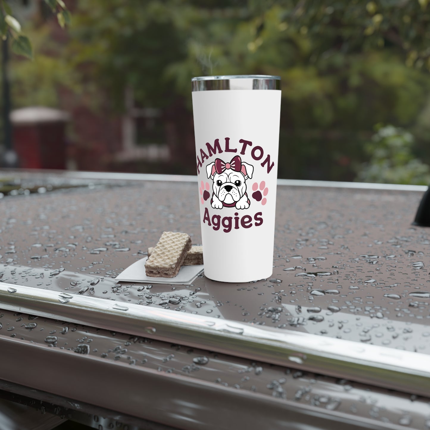 22oz Copper Insulated Tumbler \ Hamilton Aggies \ HAG3