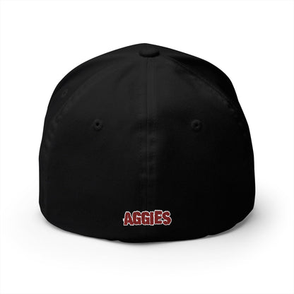 Closed-Back Structured Cap \ Hamilton Aggies \ HACBCD2
