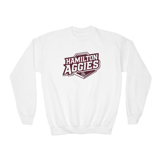 Youth Crewneck Sweatshirt \ Hamilton Aggies \ HA1