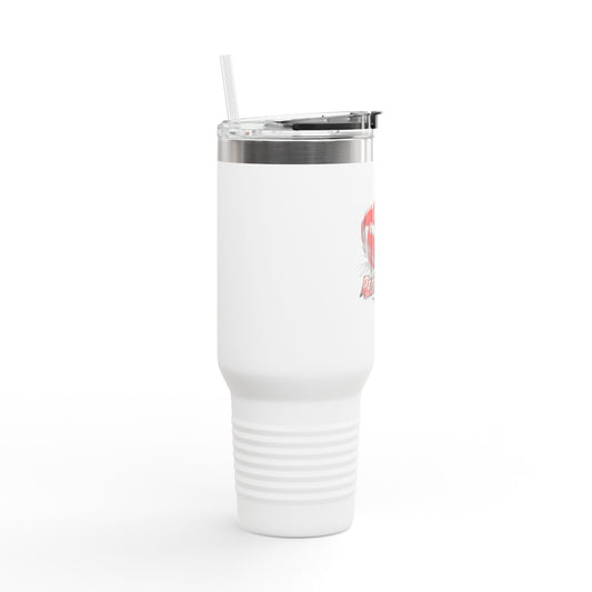 40oz Insulated Tumbler \ Marion County Red Raiders Football \ MCF1