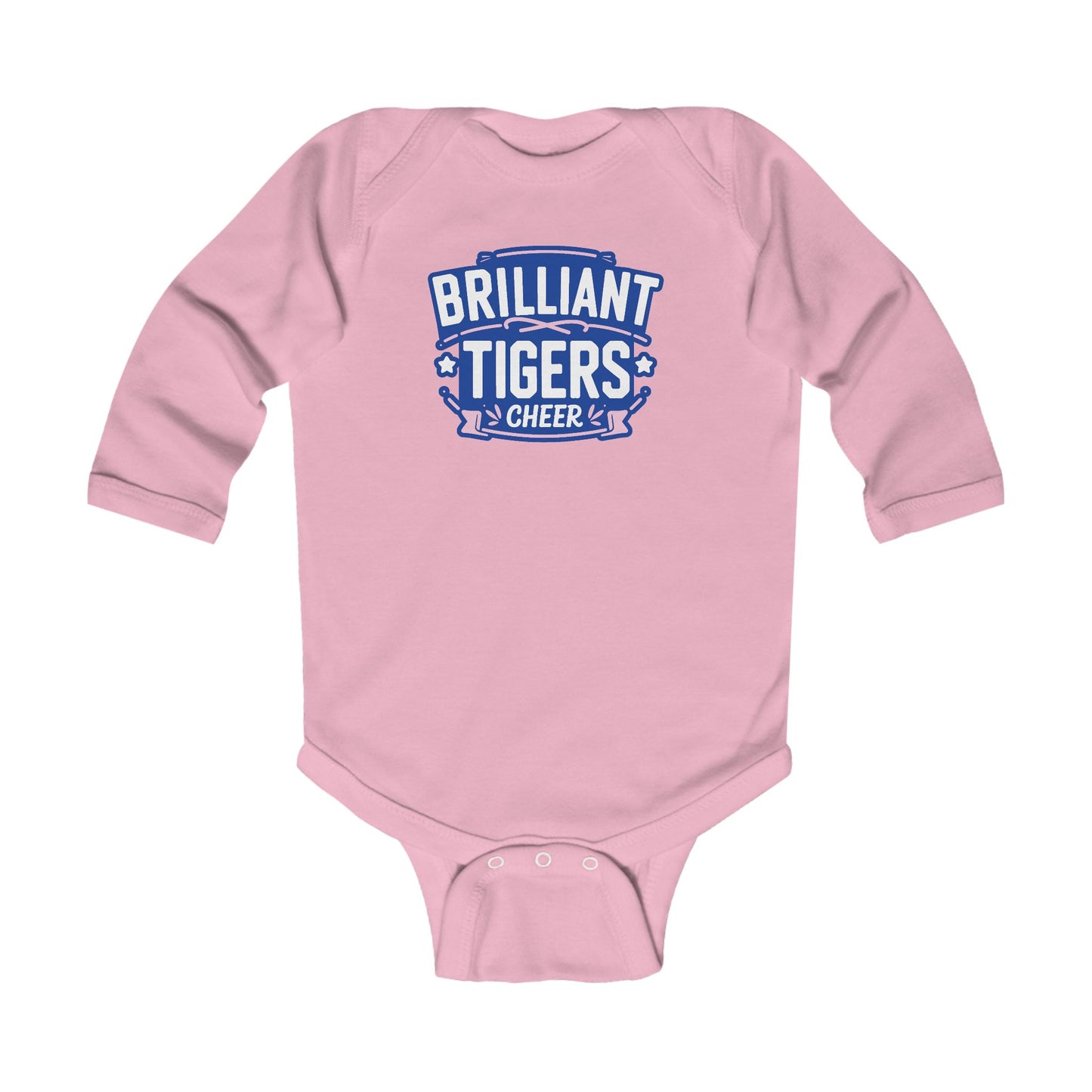 Long Sleeve Baby Bodysuit \ Brilliant Tigers Cheer \ BTC2