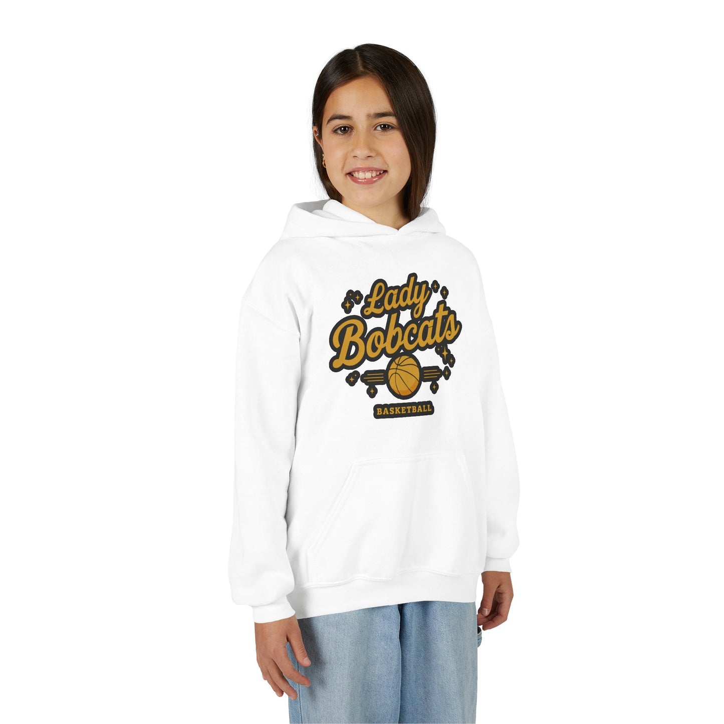 Youth Hoodie Sweatshirt \ Phil Campbell Bobcats Basketball \ PCBBKG2