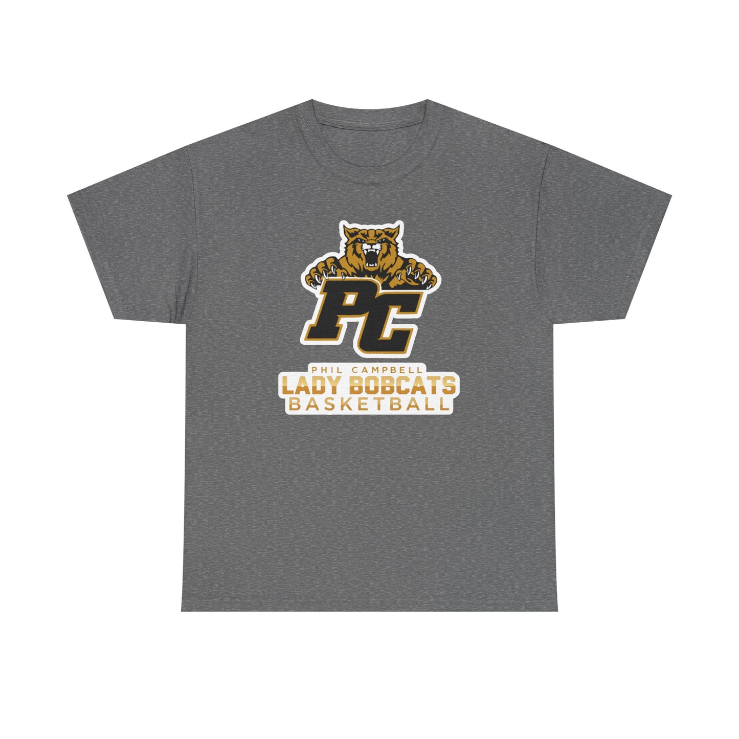 Adult Tee \ Phil Campbell Bobcats Basketball \ PCBBKG1