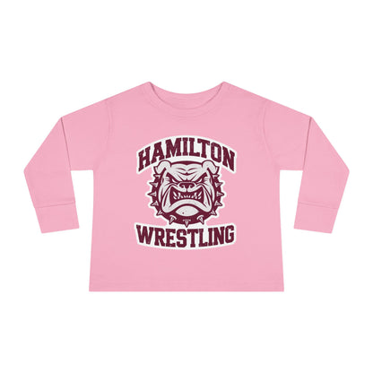 Toddler Long Sleeve Tee \ Hamilton Aggies Wrestling \ HAW2