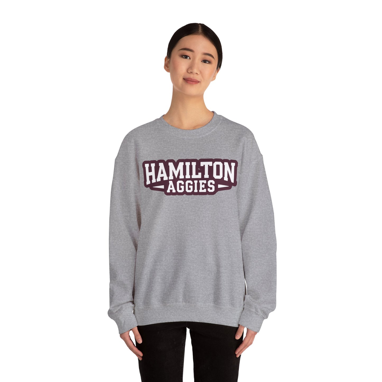 Adult Crewneck Sweatshirt \ Hamilton Aggies \ HA3