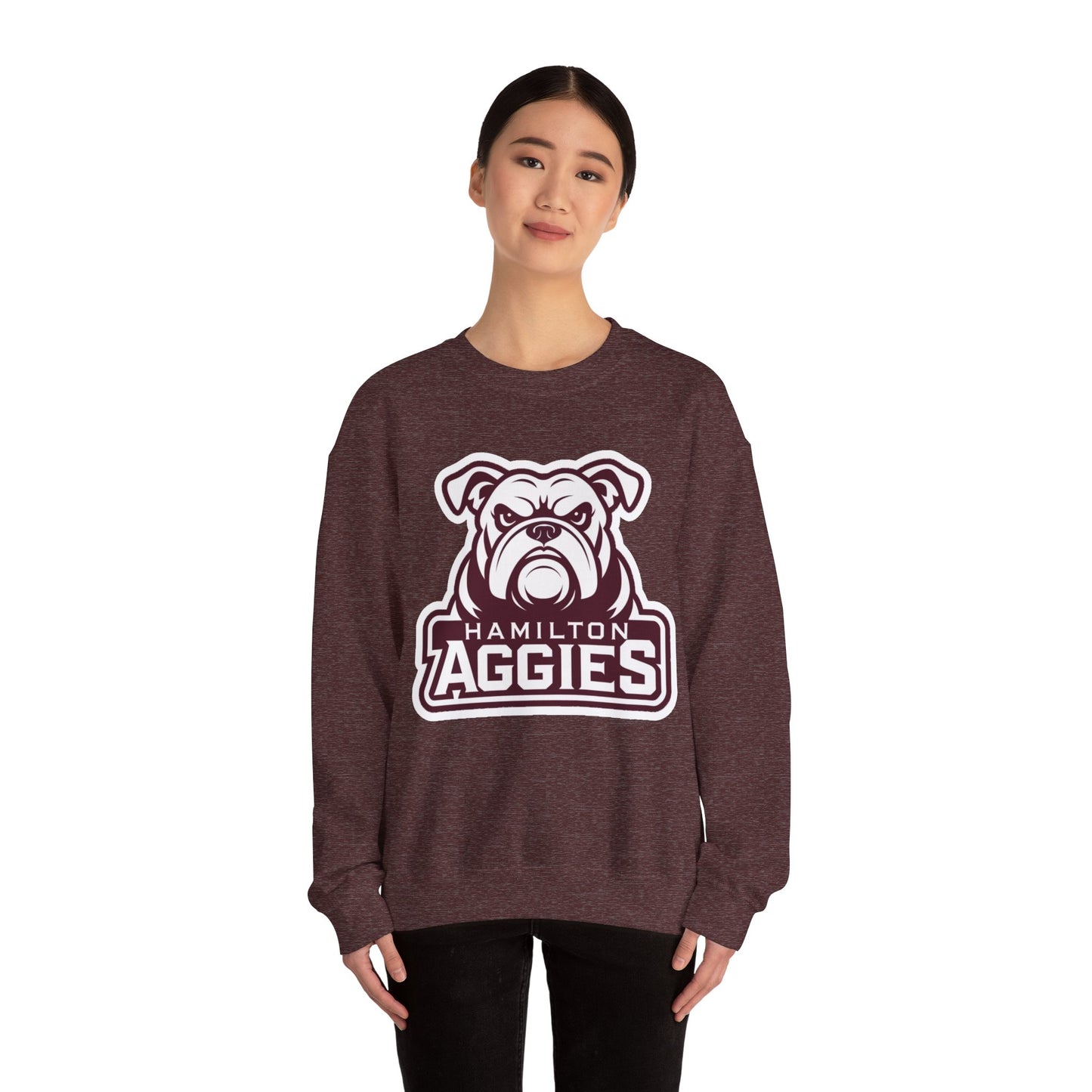 Adult Crewneck Sweatshirt \ Hamilton Aggies \ HA4