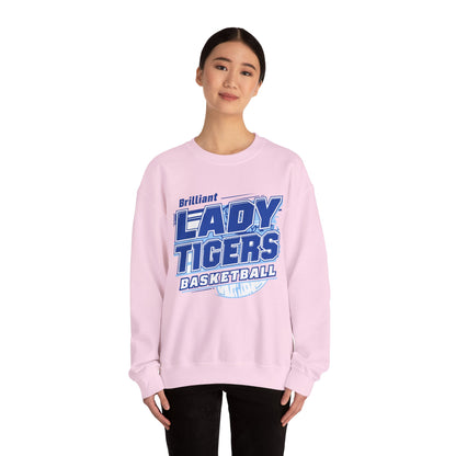 Adult Crewneck Sweatshirt \ Brilliant Tigers Basketball \ BTBKG2
