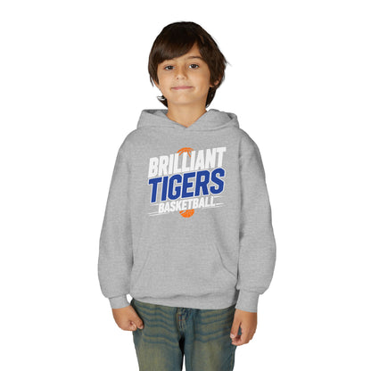 Youth Hoodie Sweatshirt \ Brilliant Tigers Basketball \ BTBK1