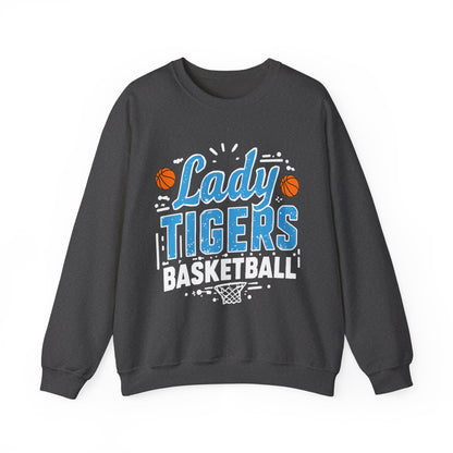 Adult Crewneck Sweatshirt \ Brilliant Tigers Basketball \ BTBKG1