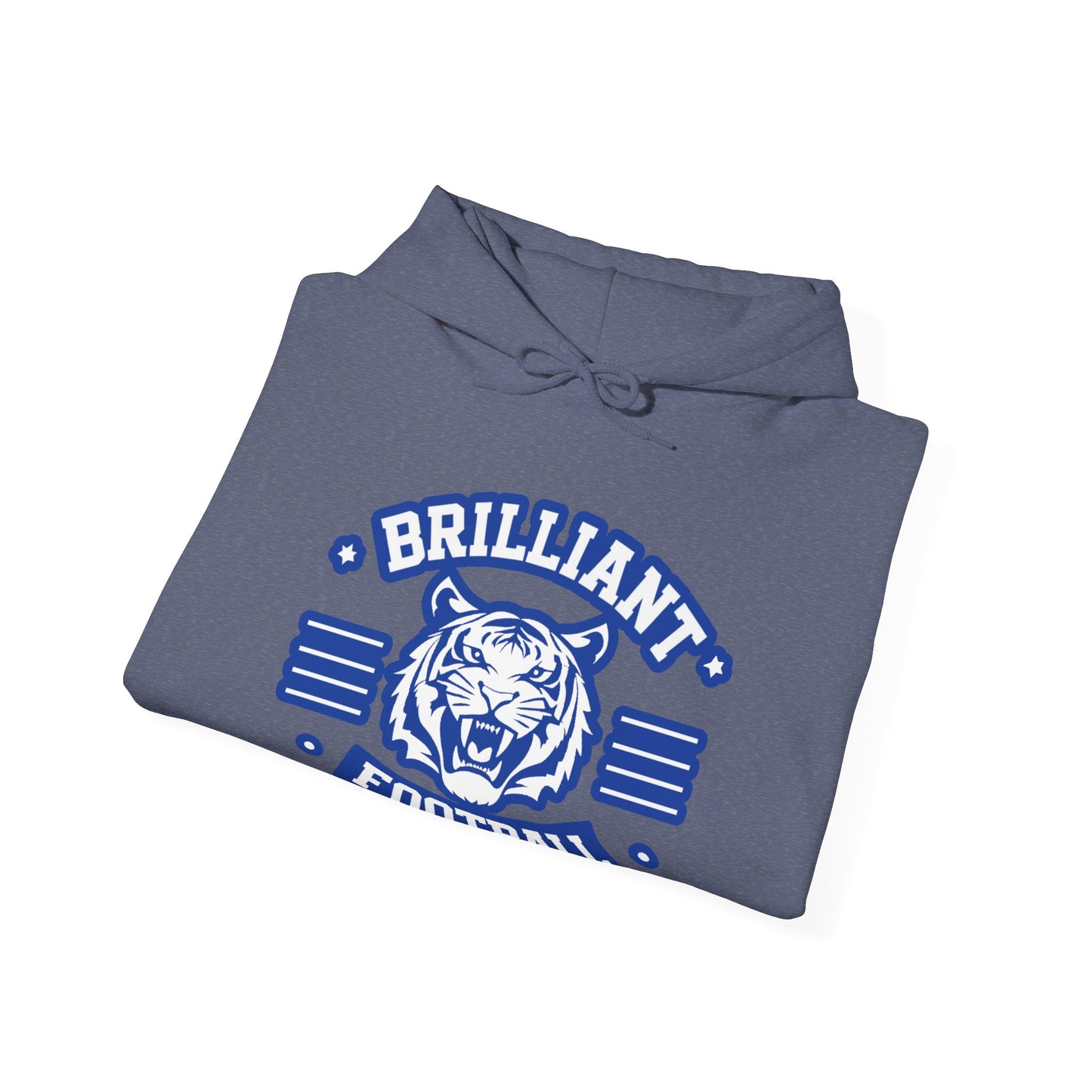 Adult Hoodie Sweatshirt \ Brilliant Tigers Football \ BTF2