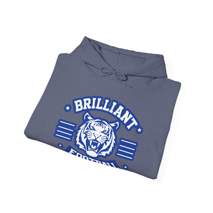 Adult Hoodie Sweatshirt \ Brilliant Tigers Football \ BTF2