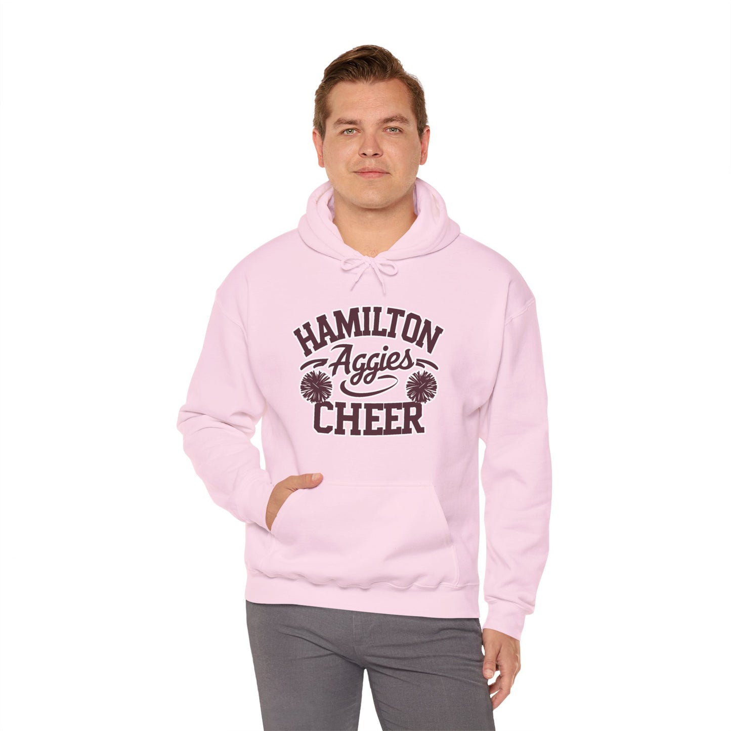 Adult Hoodie Sweatshirt \ Hamilton Aggies Cheer \ HAC2
