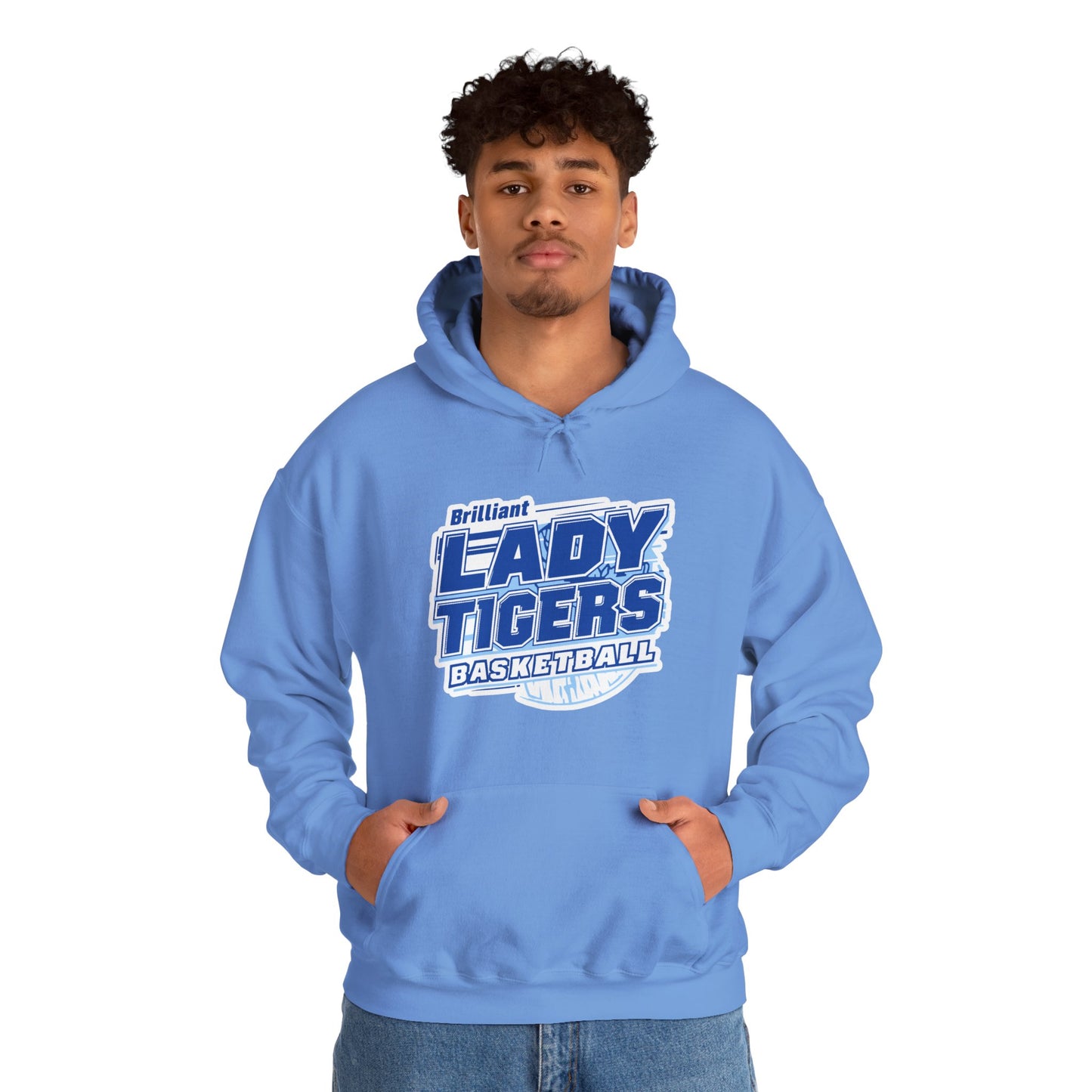 Adult Hoodie Sweatshirt \ Brilliant Tigers Basketball \ BTBKG2