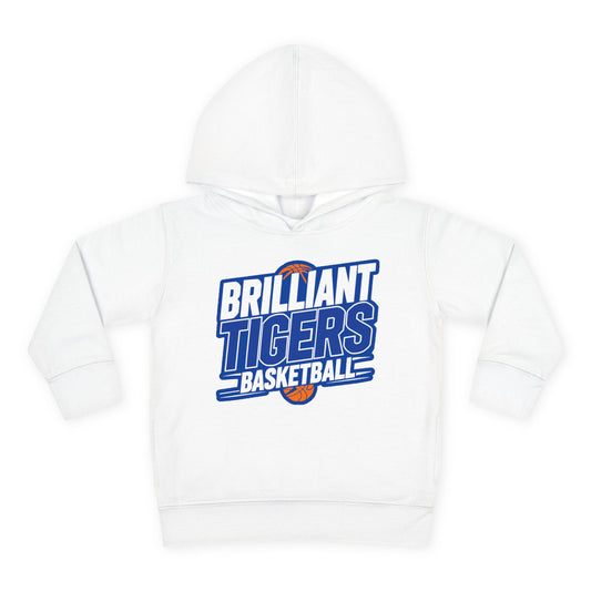 Toddler Hoodie Sweatshirt \ Brilliant Tigers Basketball \ BTBK1